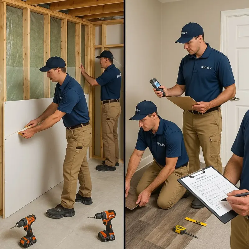 Repairs and Reconstruction process in Rancho Alegre, TX