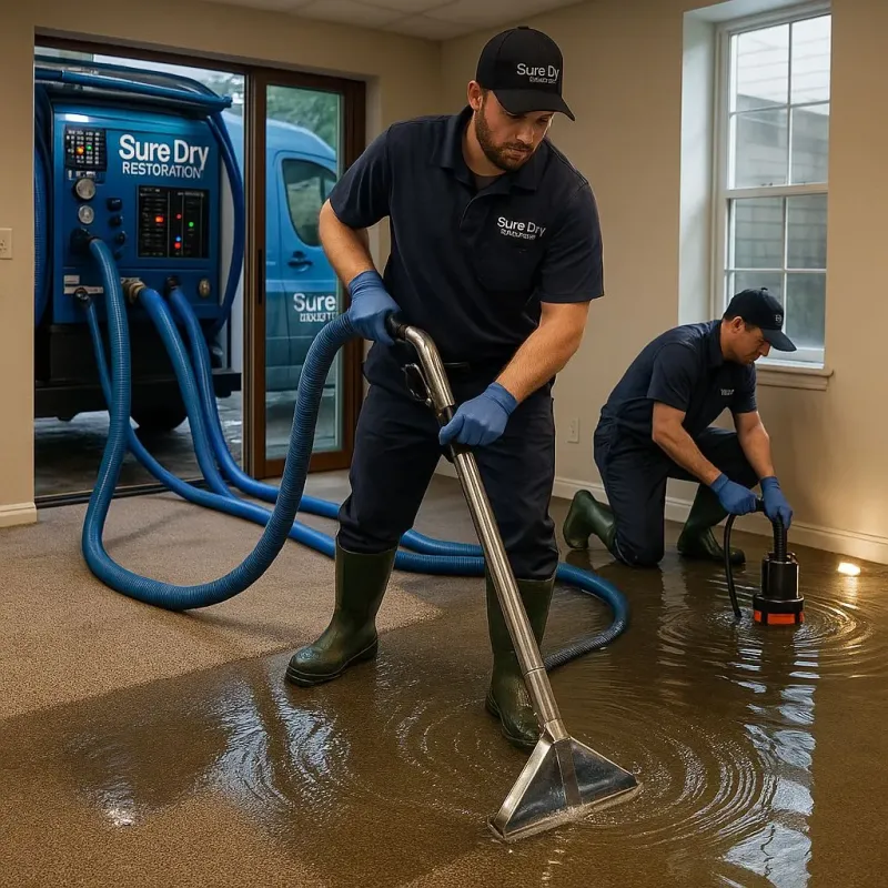 Water Extraction and Removal process in Rancho Alegre, TX